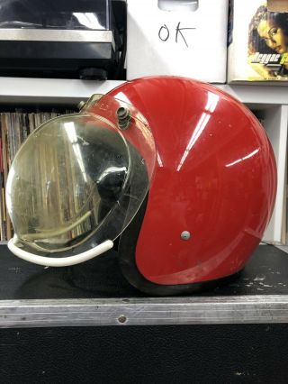 Vintage Bell Toptex R - T Helmet 7 1/4 Red 5
