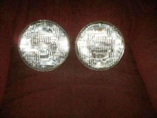 Vintage Ford Mustang Headlights 1965 1966 1967 1968 Pair Fomoco