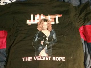 Janet Jackson Usher 1998 Velvet Rope Tour Shirt Xxl Nmint Rare Vintage Htf