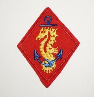 Marine Corps Ships Detachment Wool Usmc Patch Wwii P9514