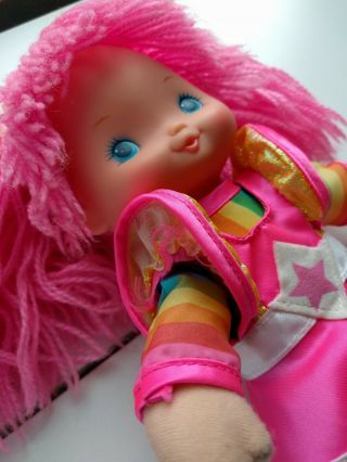 Vintage Hallmark Mattel 1983 Rainbow Brite Tickled Pink 10” Dress Up Doll 5
