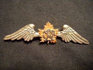 Canadian Air Force Pilots Wings Royal C.  A.  F.  R.  C.  A.  F.  R.  F.  C.  R.  N.  A.  S.  R.  A.  F.