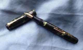 Vintage " Edacoto ",  Lever - Filler,  Flexible 18ct Nib,  France C.  1935