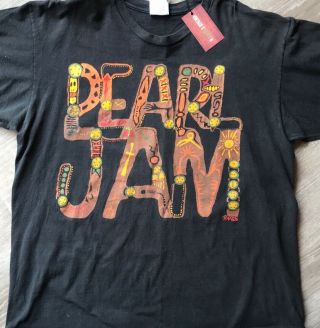 Vintage 1992 Xl Pearl Jam Music For Rhinos T Shirt