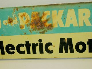 Vintage Delco and Packard Electric Motors Advertising Sign,  Display Rack Top 4