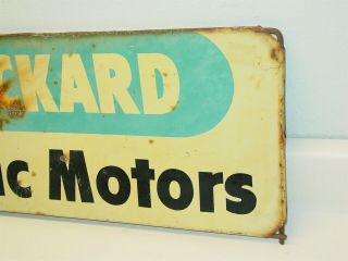 Vintage Delco and Packard Electric Motors Advertising Sign,  Display Rack Top 5