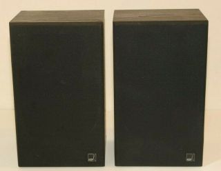 Vintage Kef Chorale Iii Audiophile Bookshelf Speaker System Black Walnut