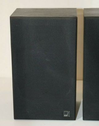 Vintage KEF CHORALE III Audiophile Bookshelf Speaker System Black Walnut 2