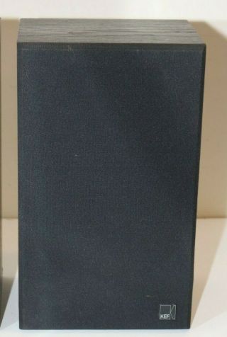 Vintage KEF CHORALE III Audiophile Bookshelf Speaker System Black Walnut 3