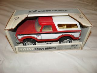 Vintage Nylint Cadet Ford Bronco Ranger Xlt Steel Toy