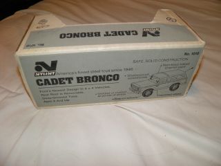 Vintage Nylint Cadet Ford Bronco Ranger XLT Steel Toy 2