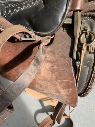 Vintage Rare Tucker Horse Saddle.  Custom Made.  Southhaven,  MS USA 7