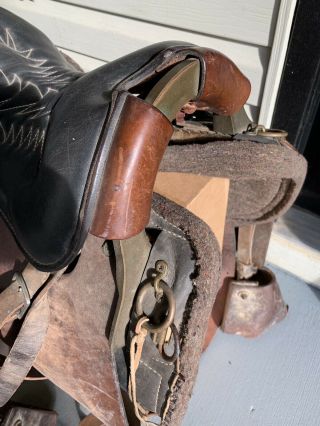 Vintage Rare Tucker Horse Saddle.  Custom Made.  Southhaven,  MS USA 8