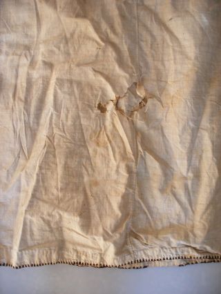 Antique Ottoman Islamic Metallic Silk Thread Embroidery Silver wires Shirt Scrip 8