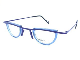Theo Matchless Purple Blue Eyeglasses Frames Belgium Vintage