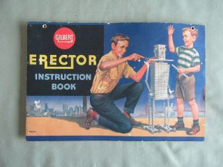 Vintage 1959 Erector Instruction Book