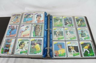 Vintage1980 Topps Baseball Card Complete Set Henderson Rc Ryan Smith Rose Fisk