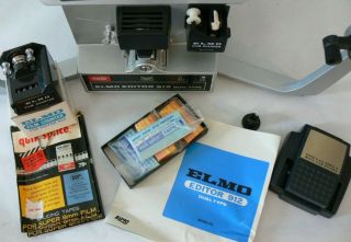 Elmo Editor 912 Dual Type 8mm Film Viewer 8 MADE IN JAPAN Vintage 3
