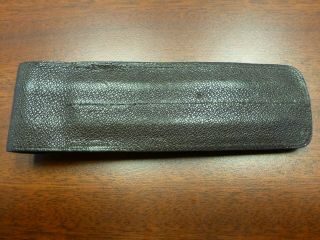 Montblanc Vintage Brown Leather pen case pouch for 2 Pen 3