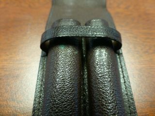 Montblanc Vintage Brown Leather pen case pouch for 2 Pen 7