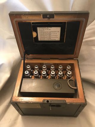 Vintage German Army Tactical Radiation Dosimeter Military Strahlendosimeter