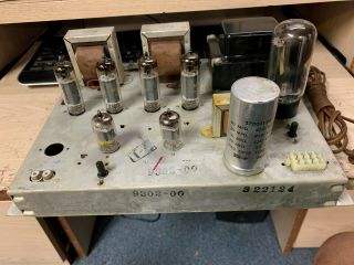Vintage Magnavox Vacuum Tube Stereo Power Amplifier 9302 - 00