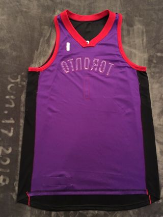 VTG NBA Jersey Toronto Raptors jersey Authentic Tracy Mcgrady Jersey Nike Rare 8