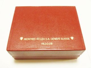 Vintage 1980/1990 ' s Rolex Ladies Watch Box Case 14.  00.  08 Datejust 8