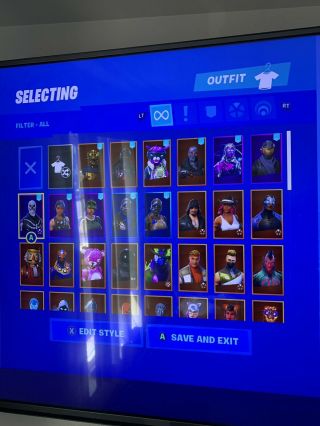 OG Purple Skull Trooper,  Galaxy Skin,  Black Knight and Other Rare Skins. 2