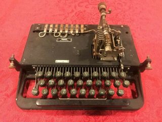 Very Rare Vintage Teletype Corp Model 15 Keyboard Ww2,  15e37,  Steampunk