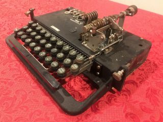 VERY RARE Vintage Teletype Corp Model 15 Keyboard WW2,  15E37,  Steampunk 4