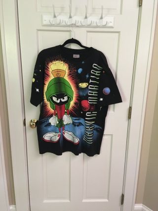 Vintage Marvin The Martian All Over Print Double Sided 90’s Shirt