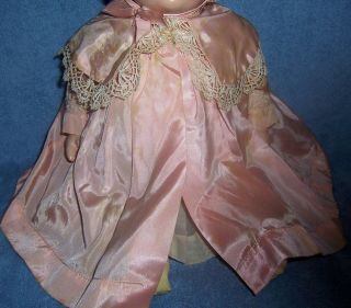 Antique Vintage MADAME ALEXANDER Baby Doll Composition Dress Tag Coat 8