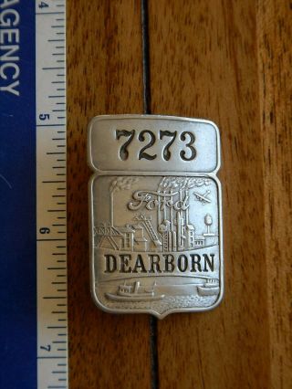 Vintage,  Ford Motor Company Employee Badge - Dearborn 7273