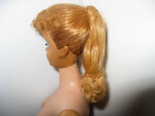 Vintage 6 Blonde Ponytail Barbie Doll 3