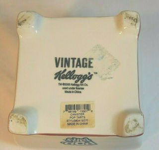 2005 Vintage Kellogg Pop Tarts Milton Ceramic Canister,  100 Years Aniversary 8