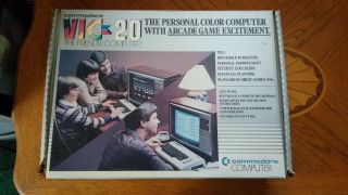 Vintage Commodore Vic - 20 Computer Complete W/box