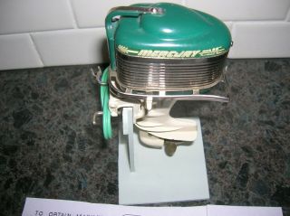 TOY OUTBOARD MOTOR MERCURY MARK 55 1956 K&O ITO BATTERY OPERATED BOAT VINTAGE 6