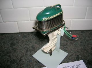 TOY OUTBOARD MOTOR MERCURY MARK 55 1956 K&O ITO BATTERY OPERATED BOAT VINTAGE 9
