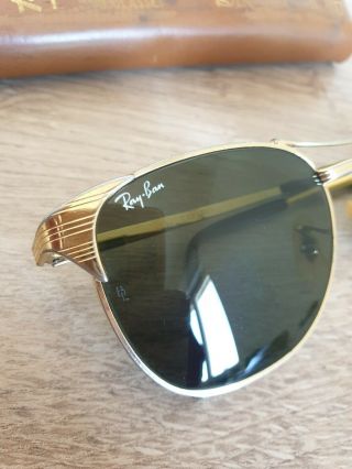 Vintage B&L RAY - BAN USA SIGNET Sunglasses by Bausch and Lomb w/Case 6
