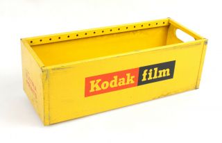 Kodak Film Store Display Camera Metal Box Bin Advertising Tote Extra Prints Vtg