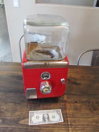 Vintage Northwestern Gumball Machine & Key Penny 1 Cent 1940 