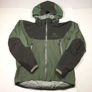 Vintage Arc’teryx Hardshell Goretex Xcr Rain Weather Jacket Green Men’s Large