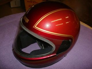 Vintage Nos Shoei Honda Hondaline Aspencade Motorcycle Helmet Full Face 1983