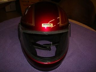 Vintage NOS Shoei Honda Hondaline Aspencade Motorcycle Helmet Full Face 1983 2
