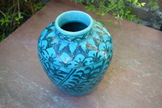 Turquoise Persian Ceramic Vase 2