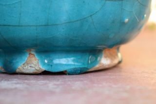 Turquoise Persian Ceramic Vase 6