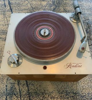 Vintage Rek - O - Kut B - 12 Rondine Record Player Turntable -