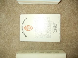 Rare Crowley Thoth Tarot Deck - Samuel Weiser White Box B (Early 1970s) 2