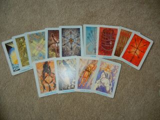 Rare Crowley Thoth Tarot Deck - Samuel Weiser White Box B (Early 1970s) 6